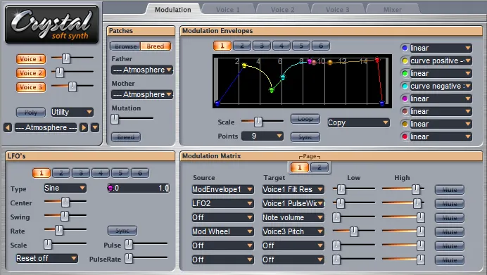 CRYSTAL interface