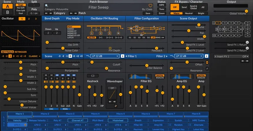 SURGE XT interface